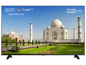 Croma 140 cm (55 inch) 4K Ultra HD LED Google TV with Bezel Less Display